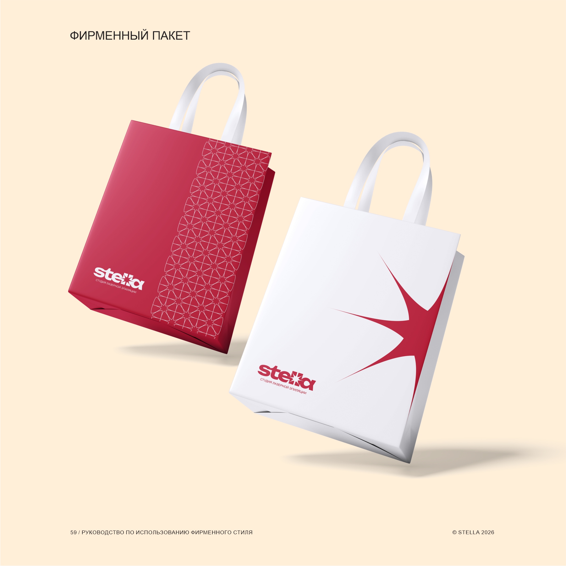 Фирменный стиль для студии STELLA